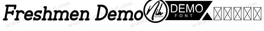 Freshmen Demo字体转换